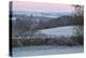 Cotswold Landscape on Frosty Morning, Stow-On-The-Wold, Gloucestershire, Cotswolds, England, UK-Stuart Black-Premier Image Canvas