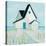 Cottage by the Sea Neutral-Phyllis Adams-Stretched Canvas