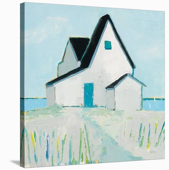 Cottage by the Sea Neutral-Phyllis Adams-Stretched Canvas