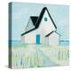 Cottage by the Sea-Phyllis Adams-Stretched Canvas