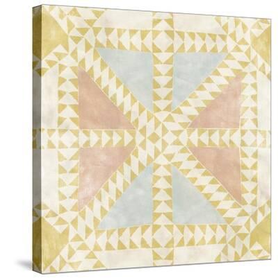 'Cottage Comforter Arrangement' Stretched Canvas Print Belle Poesia