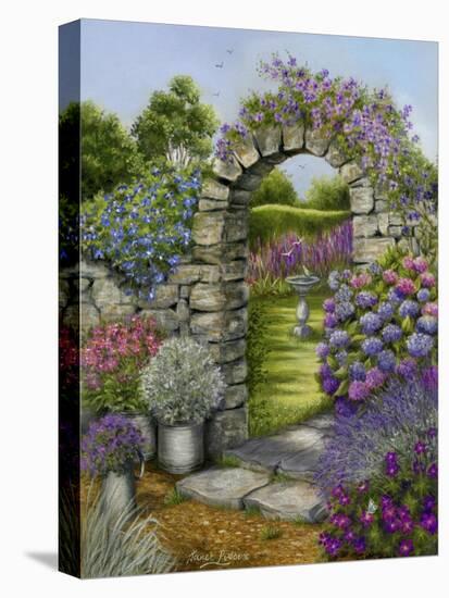 Cottage Garden-Janet Pidoux-Premier Image Canvas