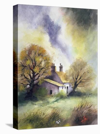 Cottage in Suffolk-John Lidzey-Premier Image Canvas