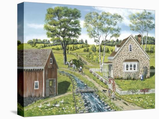 Cottage Pathway-Bob Fair-Premier Image Canvas