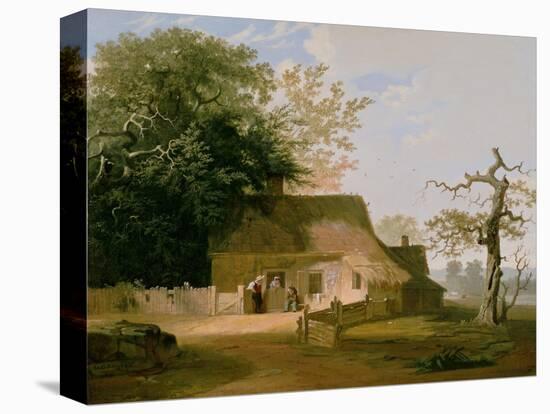 Cottage Scenery, 1845-George Caleb Bingham-Premier Image Canvas