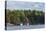 Cottages and boathouses at lakeside, Lake Muskoka, Ontario, Canada-Panoramic Images-Premier Image Canvas