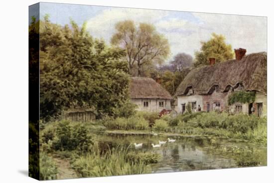 Cottages at Lake, Near Salisbury, Wilts-Alfred Robert Quinton-Premier Image Canvas
