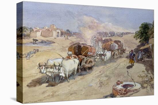 Cotton Transport, India, 1862-William Simpson-Premier Image Canvas