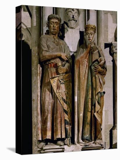 Count Ekkehard and Countess Uta, Donor Figures from the West Choir, 13th Century-null-Premier Image Canvas