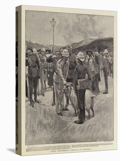 Count Waldersee's Arrival at Shanghai-Frank Craig-Premier Image Canvas