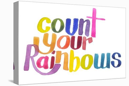 Count Your Rainbows-Kerstin Stock-Stretched Canvas