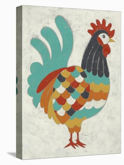 Country Chickens I-Chariklia Zarris-Stretched Canvas