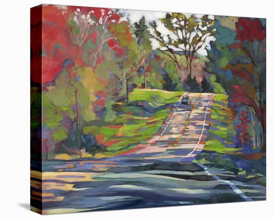 Country Highway-Karen Mathison Schmidt-Stretched Canvas