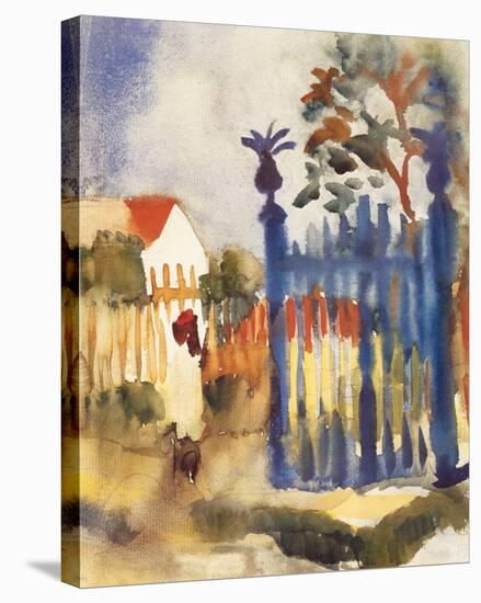 Country House-Auguste Macke-Stretched Canvas