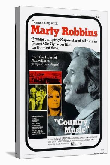 Country Music, Marty Robbins, Tammy Wynette, 1972-null-Stretched Canvas