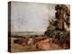 Country Road between East Bergholt and Flatford Painting by John Constable (1776-1837) 1811 Approx.-John Constable-Premier Image Canvas