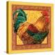 Country Rooster I-Gwendolyn Babbitt-Stretched Canvas