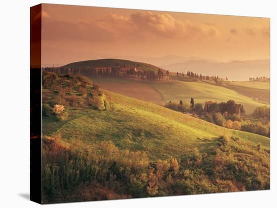 Countryside at Sunset, Volterra, Tuscany, Italy, Europe-Patrick Dieudonne-Premier Image Canvas