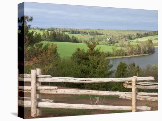 Countryside near New Glascow, Prince Edward Island, Canada-Julie Eggers-Premier Image Canvas