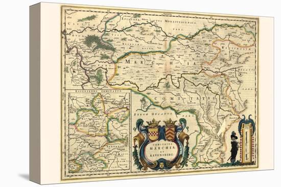 County Of Mark And Ravensburg-Willem Janszoon Blaeu-Stretched Canvas