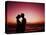 Couple Enjoying a Romantic Sunset on the Beach-Bill Bachmann-Premier Image Canvas