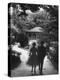 Couple Just Married Taking a Walk in a Park-Loomis Dean-Premier Image Canvas