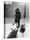 Couple Kissing in Train Station-null-Premier Image Canvas