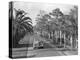 Couple Ride in Car/Tree-Lined Street-Philip Gendreau-Premier Image Canvas