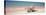 Couple Sitting in Adirondack Chairs on the Beach, Bahamas-null-Premier Image Canvas