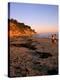 Couple Walking Down Henry's Beach, Santa Barbara, California-Savanah Stewart-Premier Image Canvas