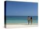 Couple Walking on Sandy Beach, Chapera Island (Contadora), Las Perlas Archipelago, Panama-Sergio Pitamitz-Premier Image Canvas