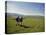 Couple Walking on the Dalesway Long Distance Footpath, Near Kettlewell, Yorkshire-Nigel Blythe-Premier Image Canvas