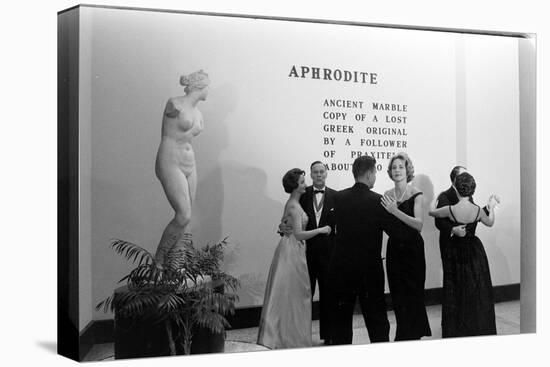 Couples Dancing Together at the Metropolitan Museum of Art Fashion Ball, NY, November 1960-Walter Sanders-Premier Image Canvas