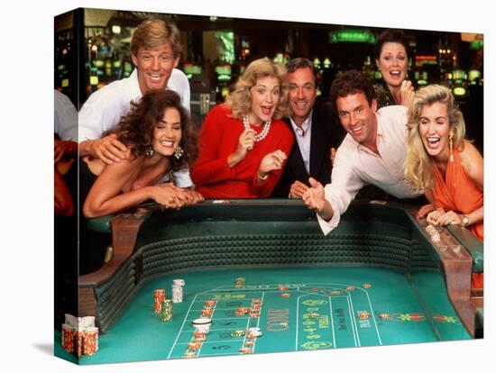 Couples Enjoying Themselves in a Casino-Bill Bachmann-Premier Image Canvas