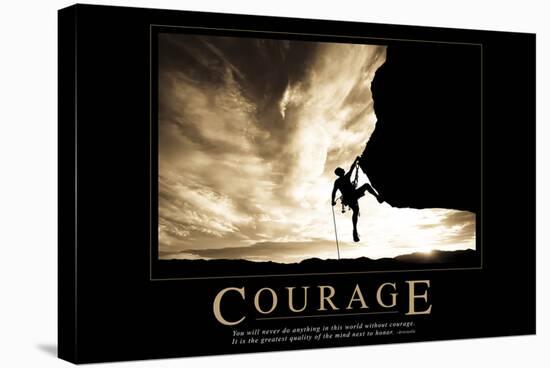 Courage-null-Stretched Canvas