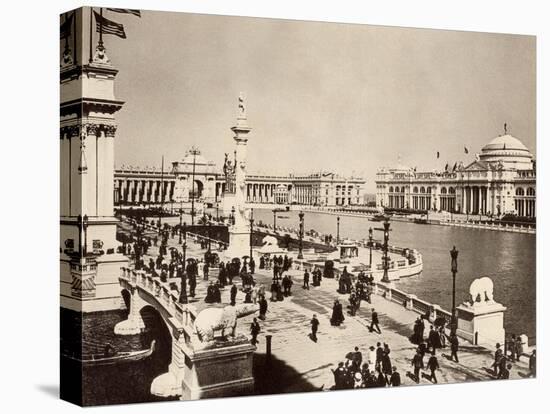 Court of Honor and Central Basin of the Columbian Exposition, Chicago, 1893-null-Premier Image Canvas