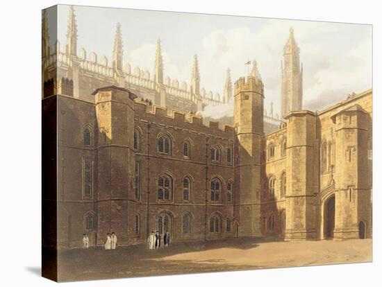 Court of King's College, Cambridge, from 'The History of Cambridge', Engraved by Daniel Havell-Frederick Mackenzie-Premier Image Canvas