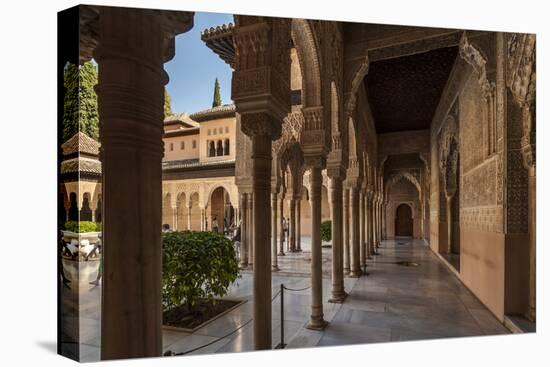 Court of the Lions, Alhambra, Granada, Province of Granada, Andalusia, Spain-Michael Snell-Premier Image Canvas