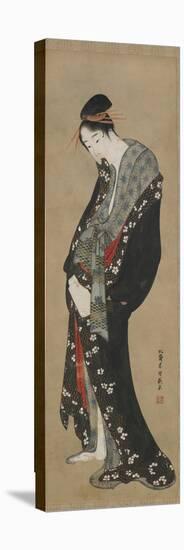 Courtesan, Edo Period-Katsushika Hokusai-Premier Image Canvas