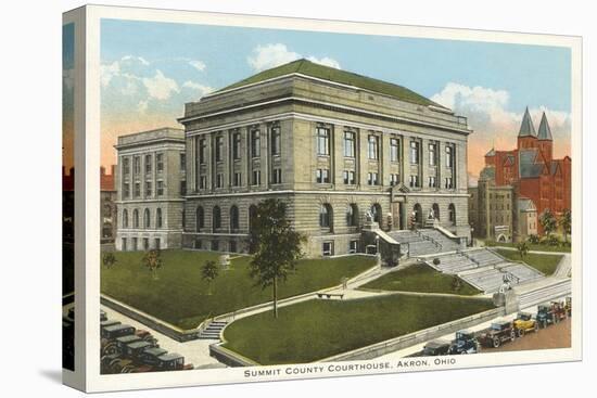 Courthouse, Akron, Ohio-null-Stretched Canvas