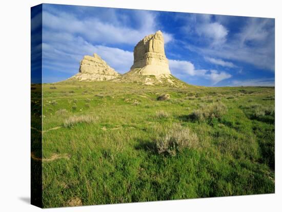 Courthouse and Jailhouse Rock, Nebraska, USA-Chuck Haney-Premier Image Canvas