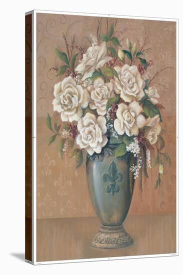 Courtly Roses I-Jillian Jeffrey-Stretched Canvas