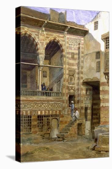 Courtyard, Al Hosh, in the House of Shiekh Sadat, Cairo, 1873-Frank Dillon-Premier Image Canvas