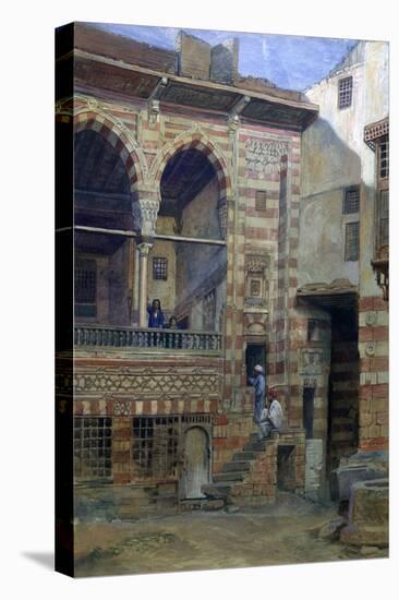 Courtyard in the House of Sheikh Sadat, Cairo, 1873-Frank Dillon-Premier Image Canvas