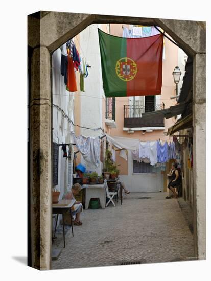 Courtyard, Lisbon, Portugal-Demetrio Carrasco-Premier Image Canvas