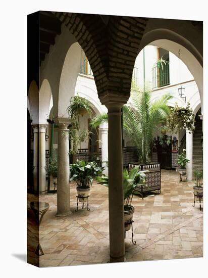 Courtyard of a Traditional House, Carmona, Andalucia, Spain-Sheila Terry-Premier Image Canvas