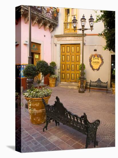 Courtyard Outside of a Coffee Shop, Guanajuato, Mexico-Julie Eggers-Premier Image Canvas