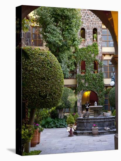 Courtyard, San Miguel De Allende, Mexico-Alice Garland-Premier Image Canvas