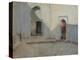 Courtyard, Tetuan, Morocco, 1879-80-John Singer Sargent-Premier Image Canvas