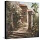 Courtyard With Flowers-Gabriela-Stretched Canvas
